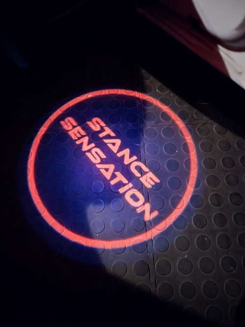 Interior Lights Wireless LED Car Door Projector Logo Light STANCE